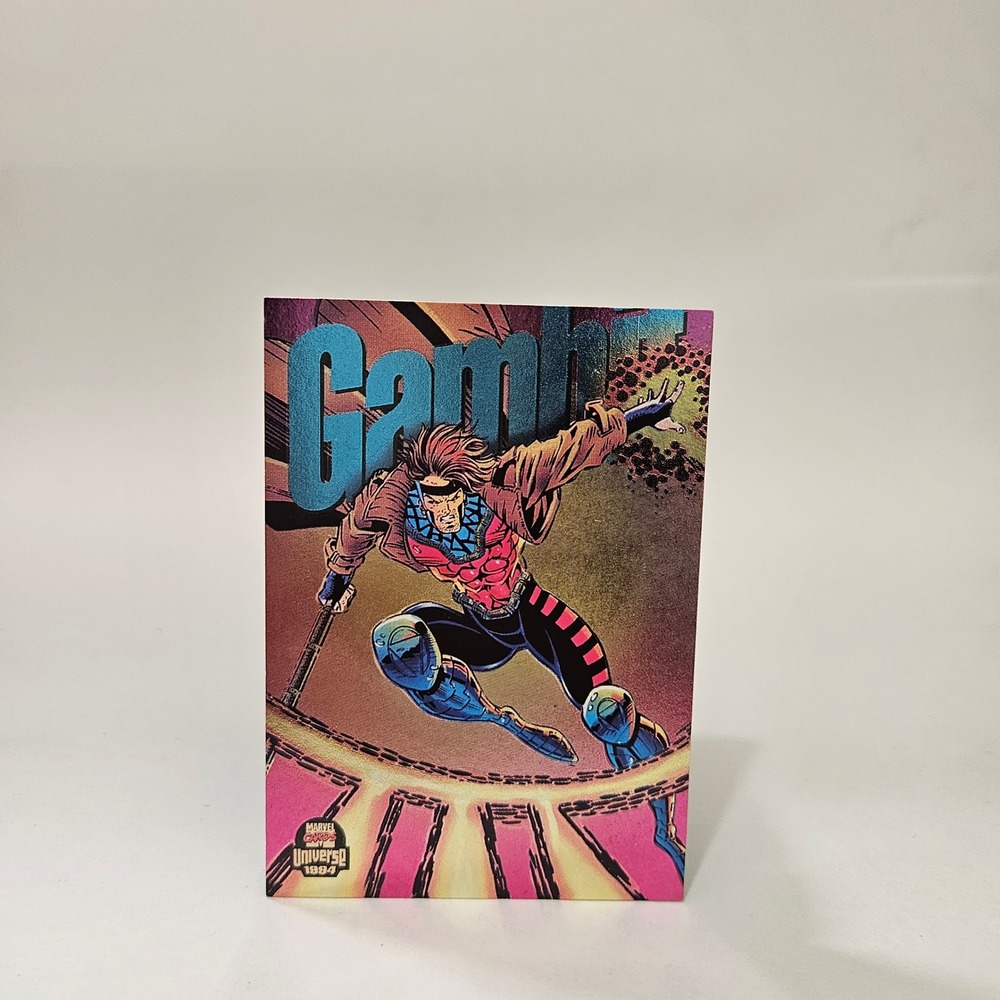 1994 Marvel Universe Gambit Power Blast 4 of 9 Limited Edition Fleer Card X-Men